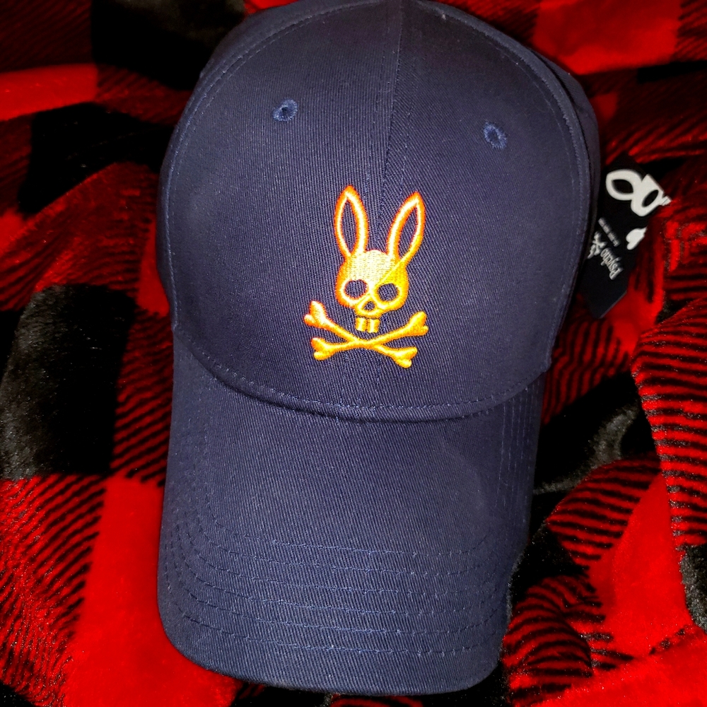 Brand New!! Psycho Bunny Navy Baseball Cap